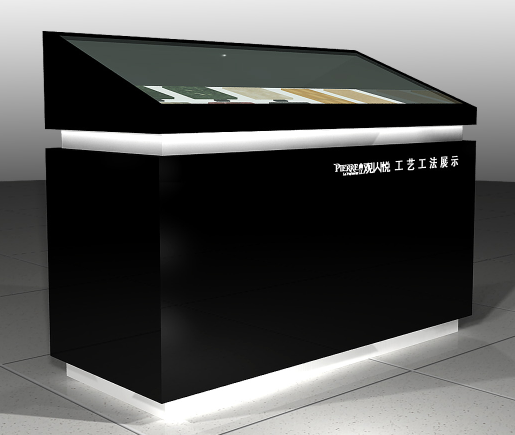 曲江觀山悅展示櫃效果