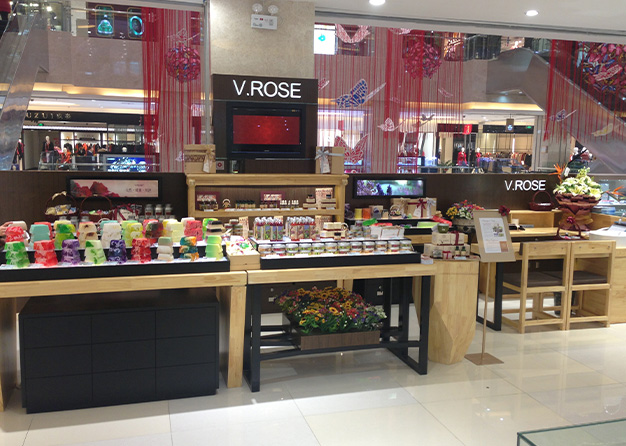 V.Rose展櫃展示