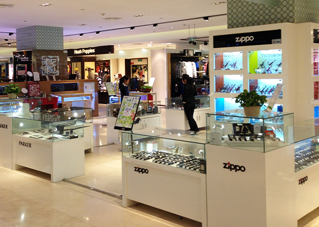 Zippo展櫃展示
